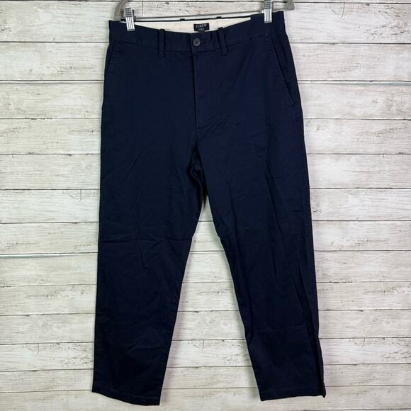 J Crew Factory Flex Relax Fit Chino Navy 31 x 30 - Picture 1 of 6